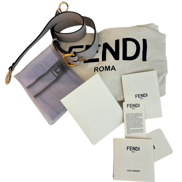 FENDI Vitello Seta Shiny Nappa Medium Peekaboo I - Picture 11 of 12